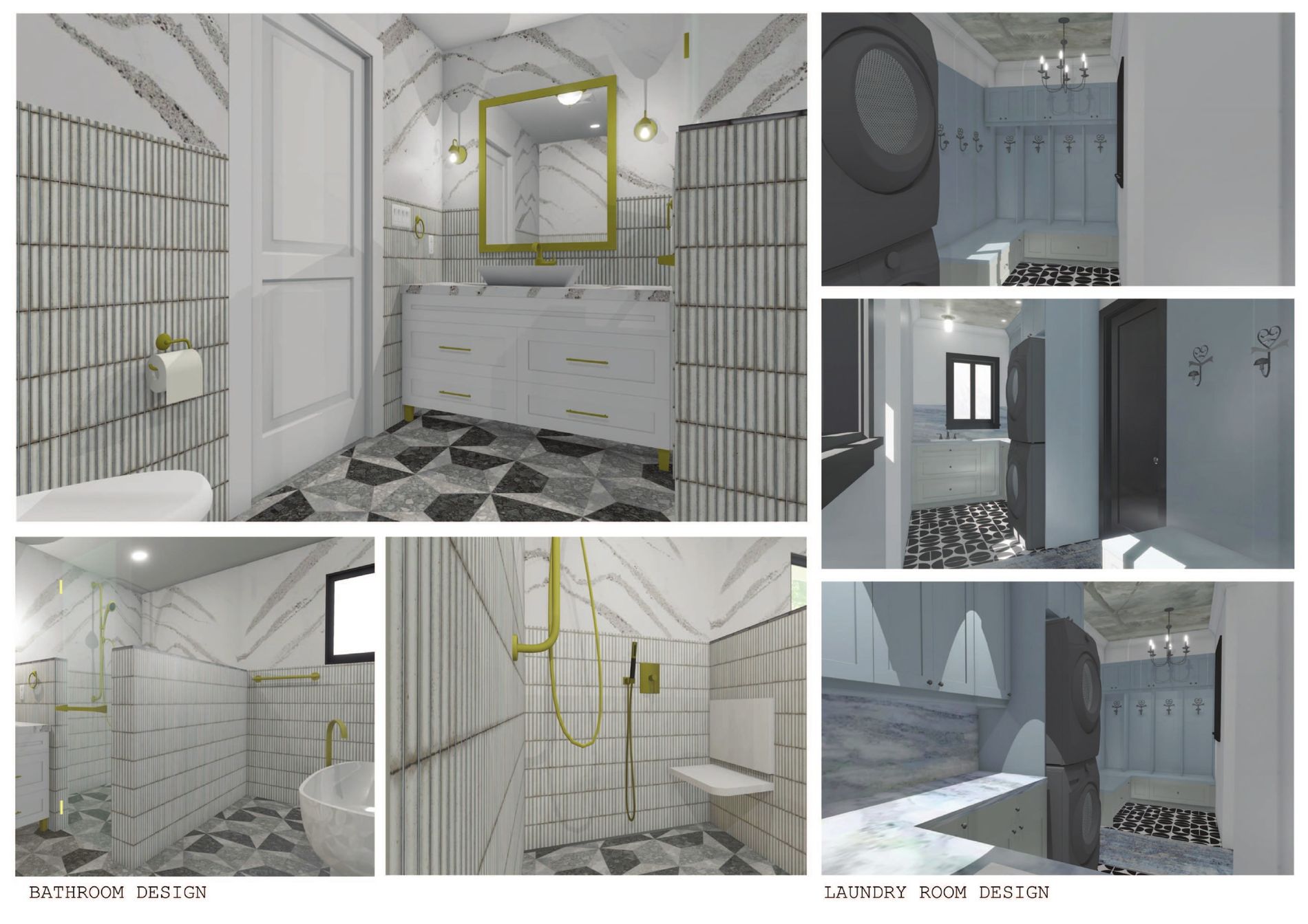 Bathroom & laundry room