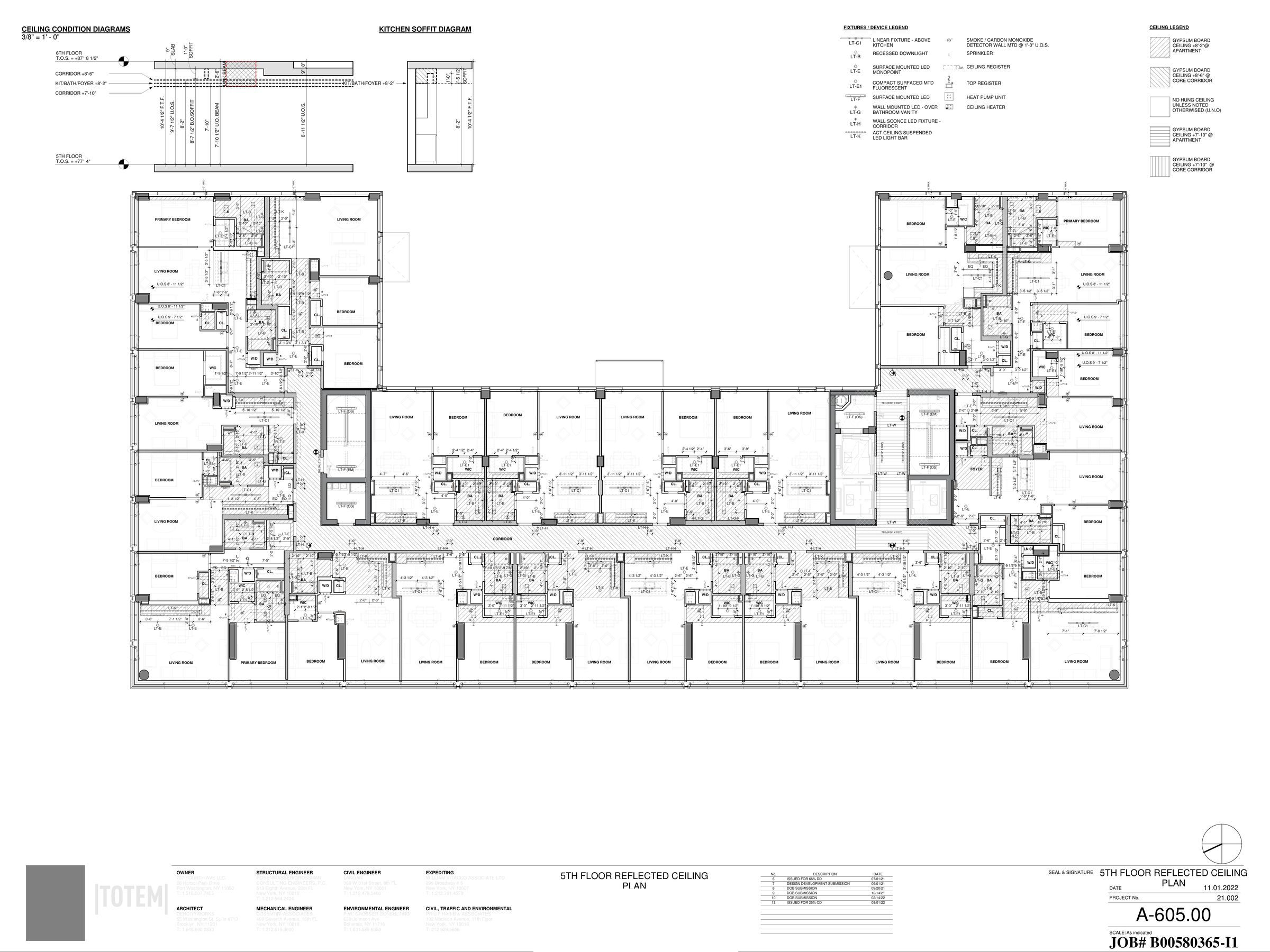 5th floor reflected ceiling plan